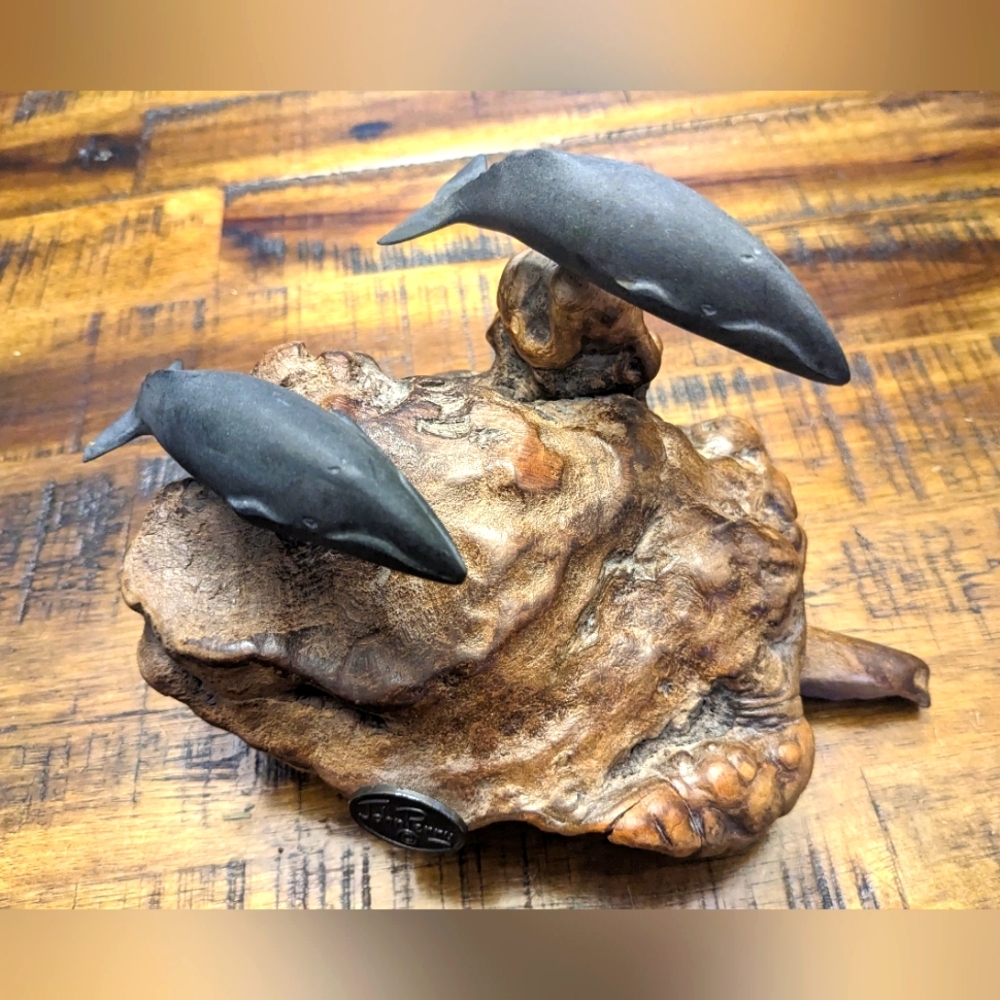 John Perry Whale Burl Sculpture